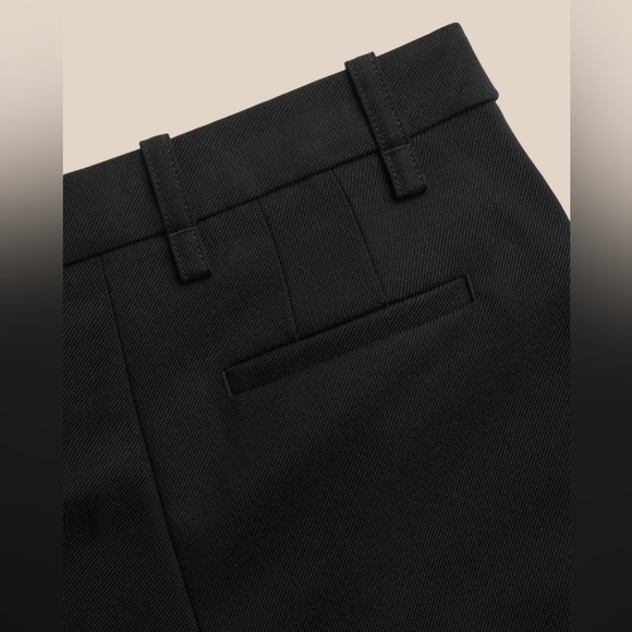 NWT! Banana Republic Black Lido Straight Italian Wool Pant - Multiple ♥️ - Picture 6 of 6
